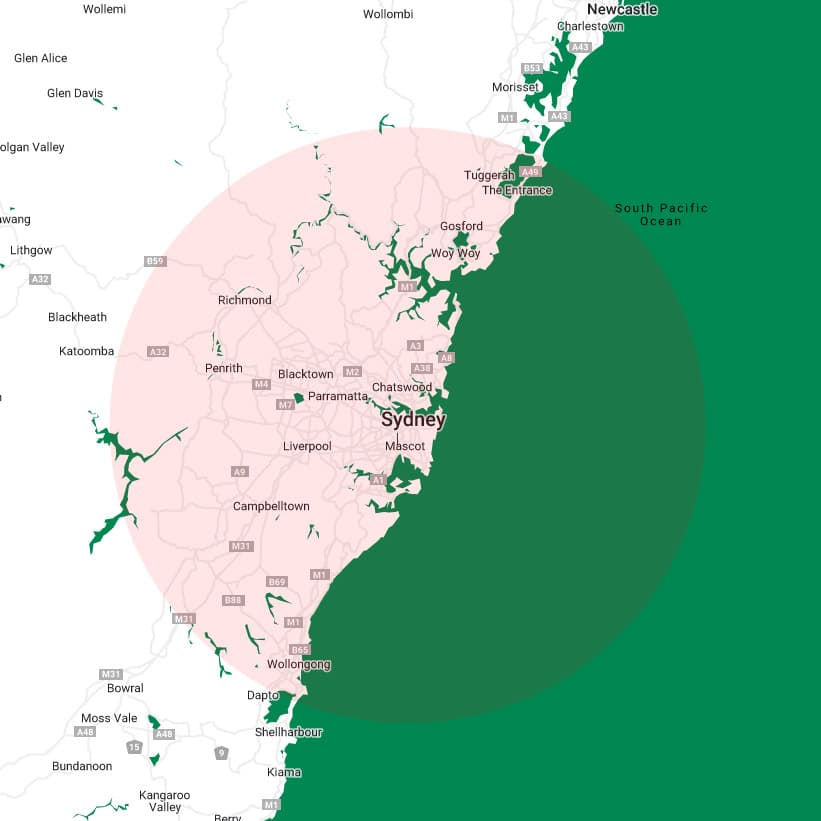 AffordAssist Home Build Service Map